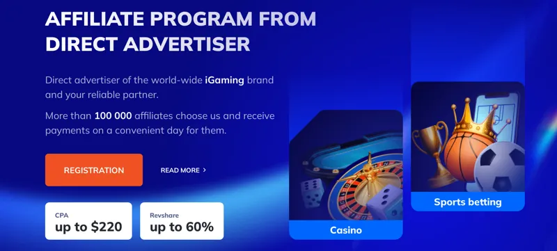 MostBet offer for potential partners