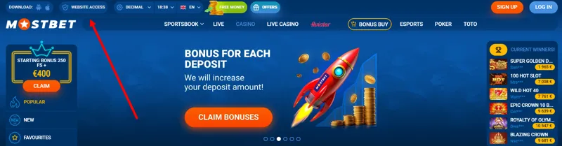 How to bypass MostBet website blocking