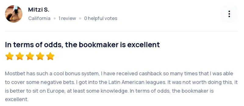 Players speak very highly of the MostBet bonus system
