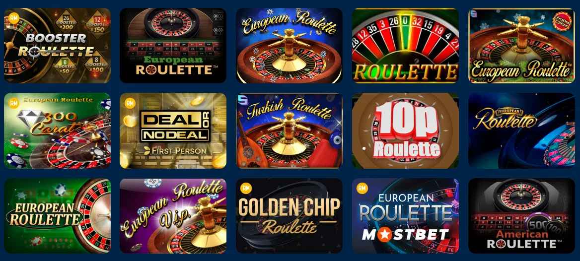 Playing Roulette at MostBet